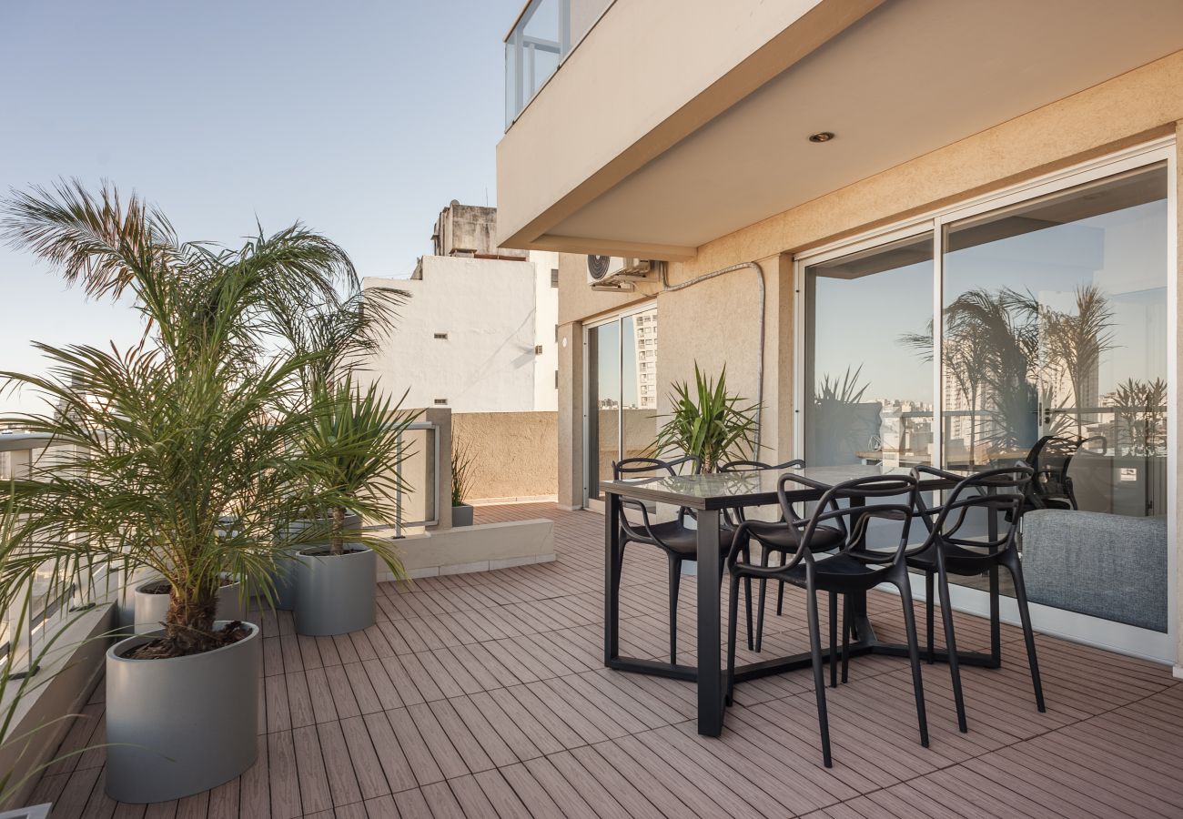 Image of the apartment with terrace and paronamic view